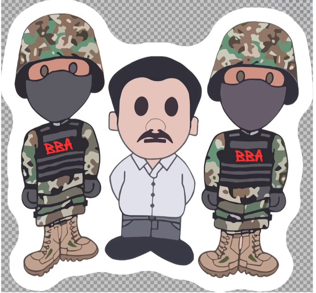 BBA Chapo Vinyl Stickers